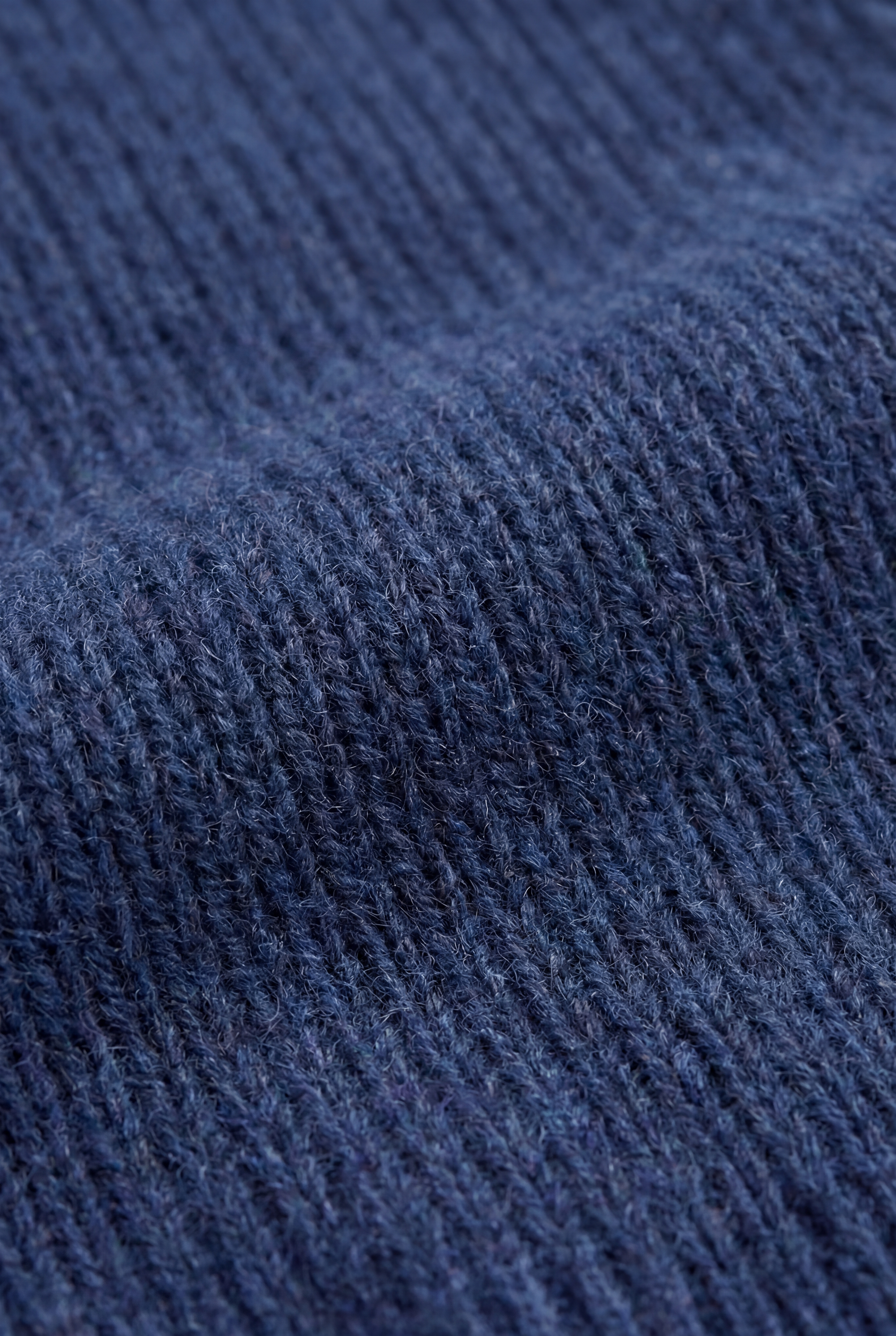 Cortina Cashmere Zip Hoodie Blue