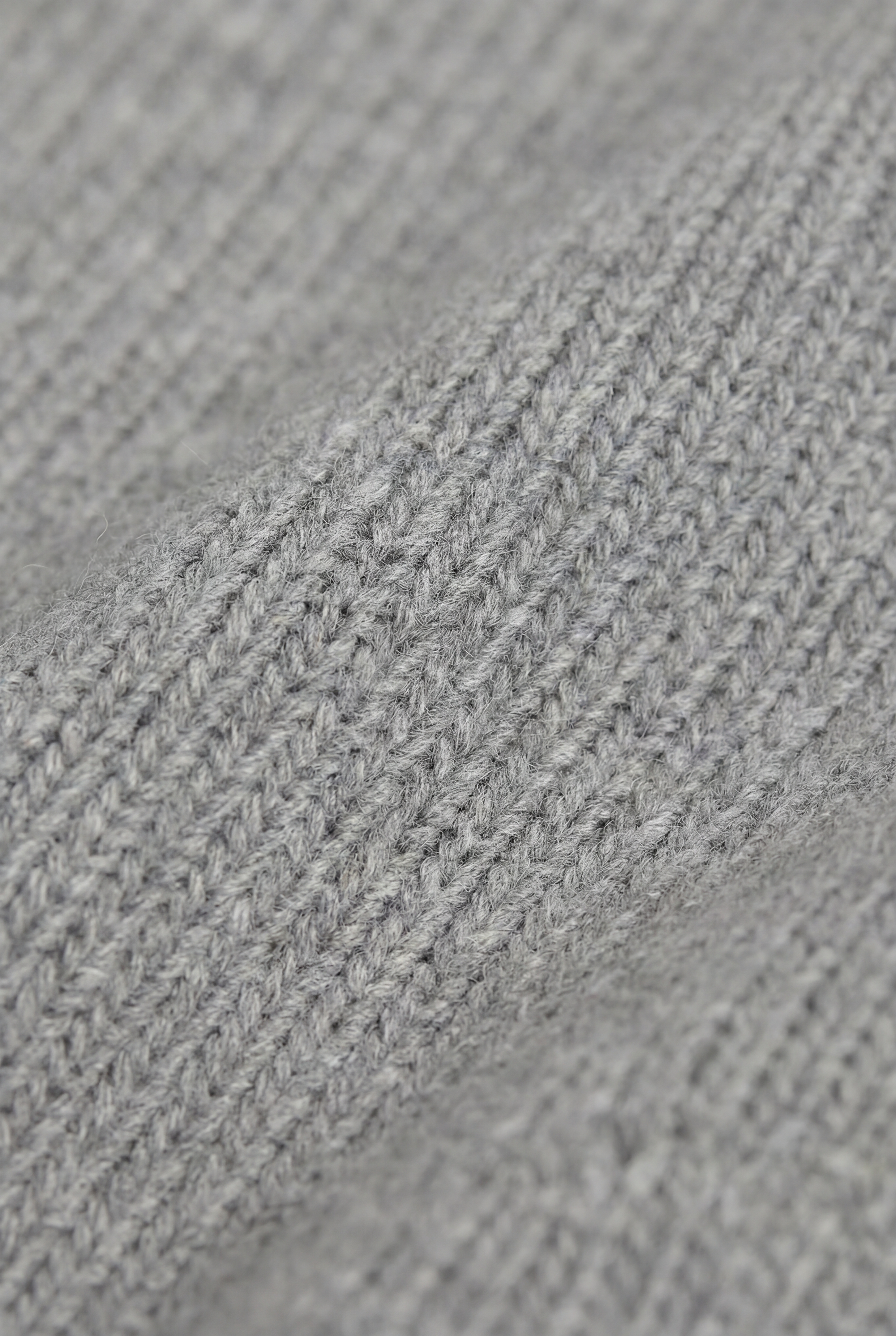 Cortina Cashmere Zip Hoodie Grey