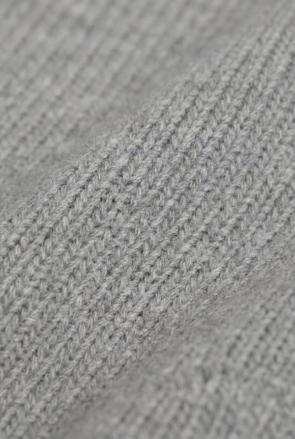 Cortina Cashmere Zip Hoodie Grey