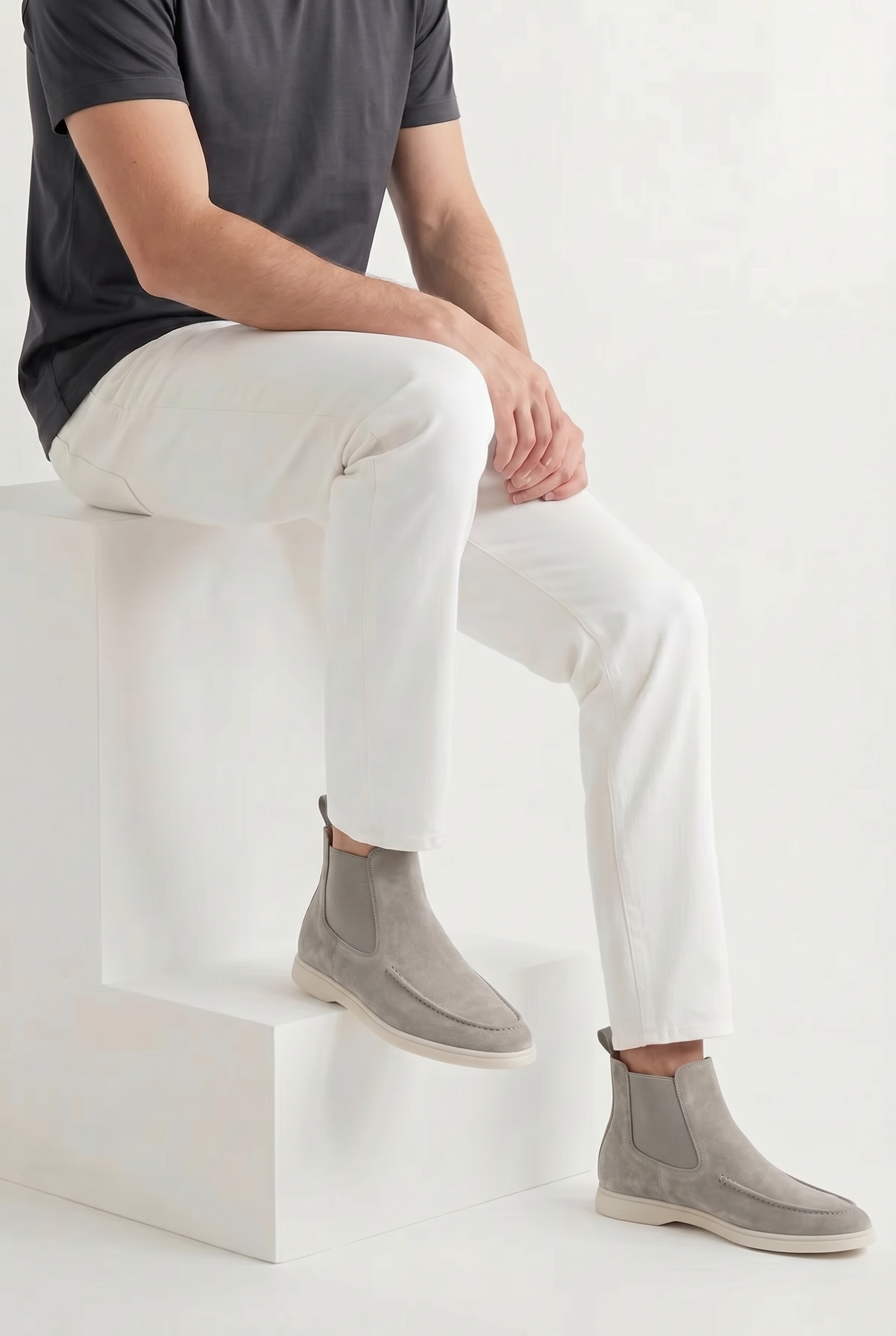Palermo Suede Boot Grey