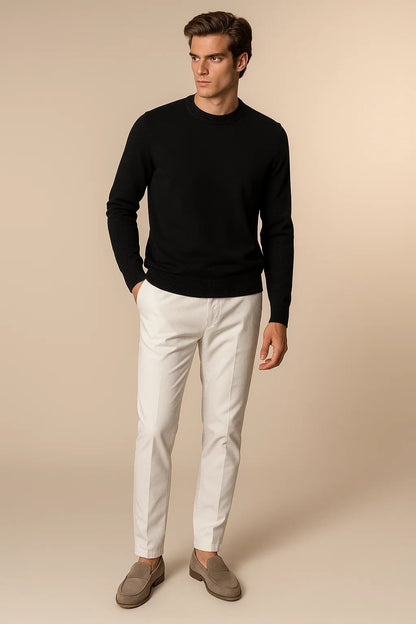 Laurenti cashmere crewneck Black 1