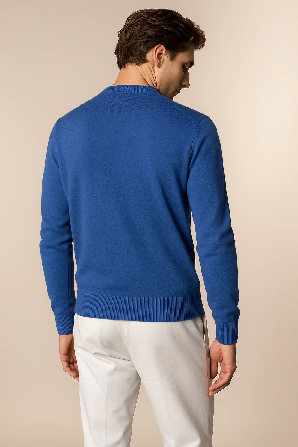 Laurenti cashmere crewneck Blue 2