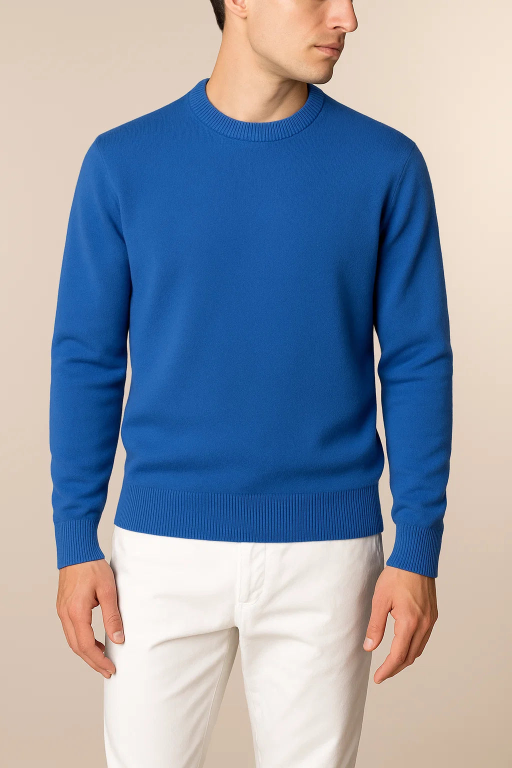 Laurenti cashmere crewneck Blue 3