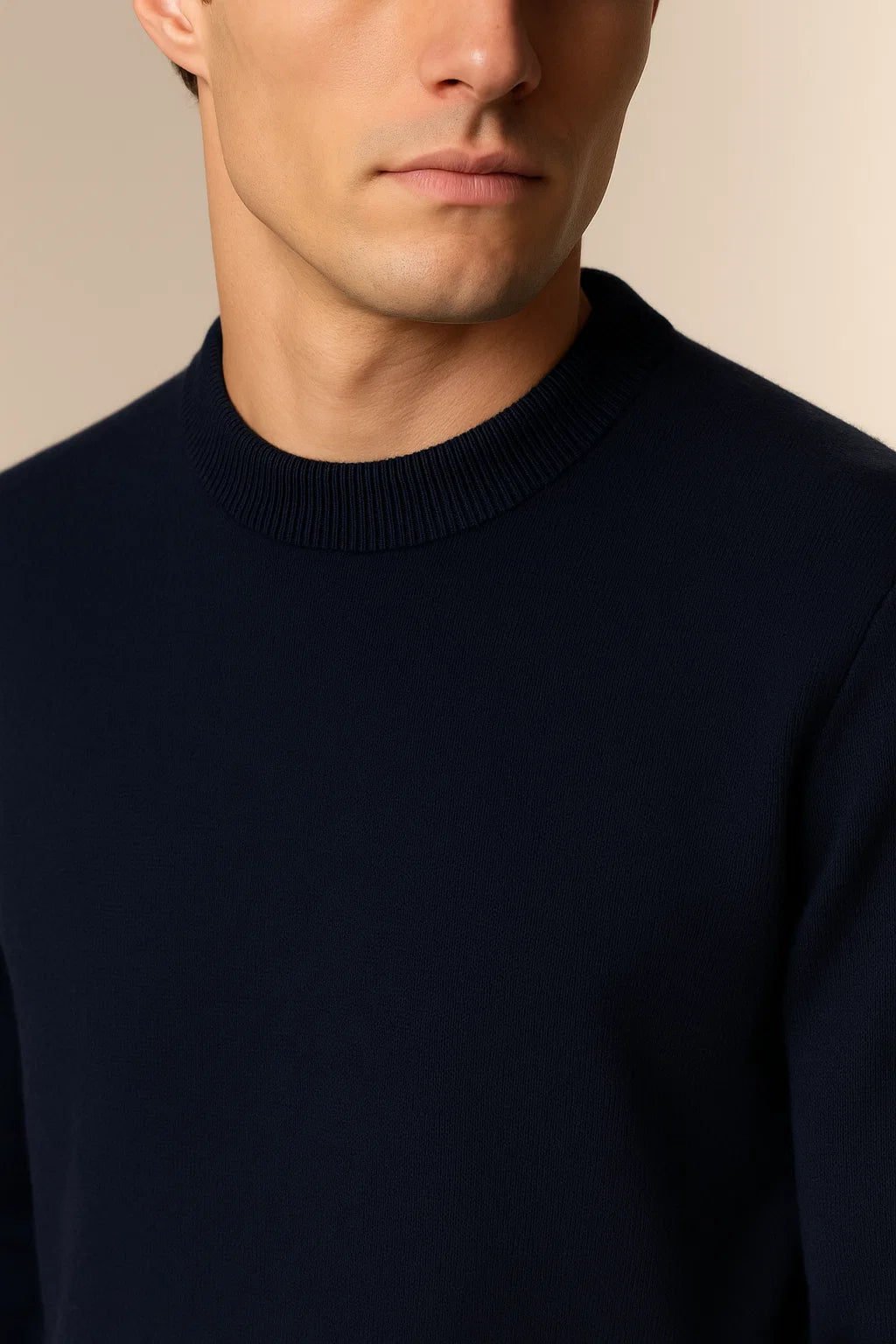 Laurenti cashmere crewneck Navy 4