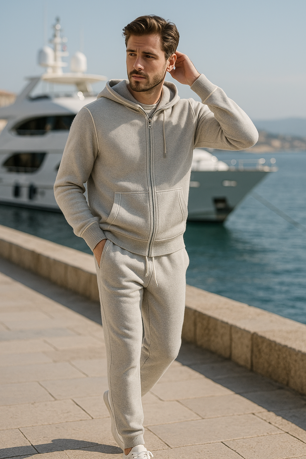 Leonis Cashmere Set Grey 5