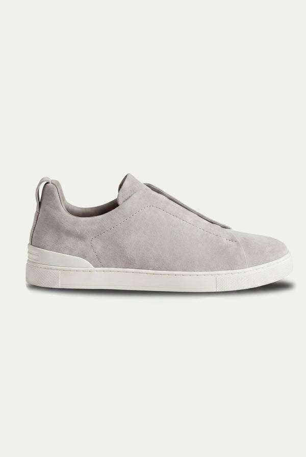 Monaco Suede Triple Stitch Sneaker Grey