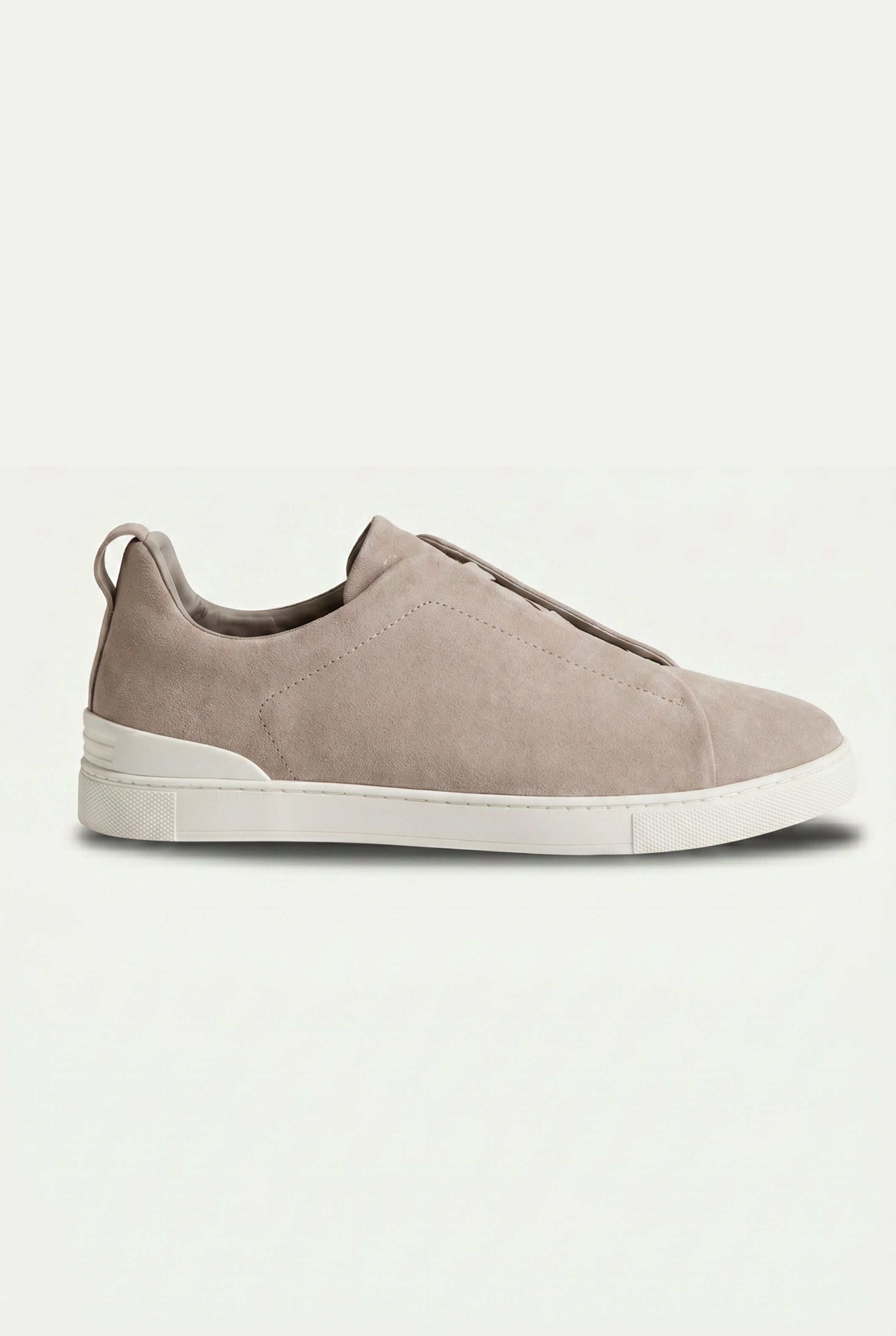 Monaco Suede Triple Stitch Sand Beige
