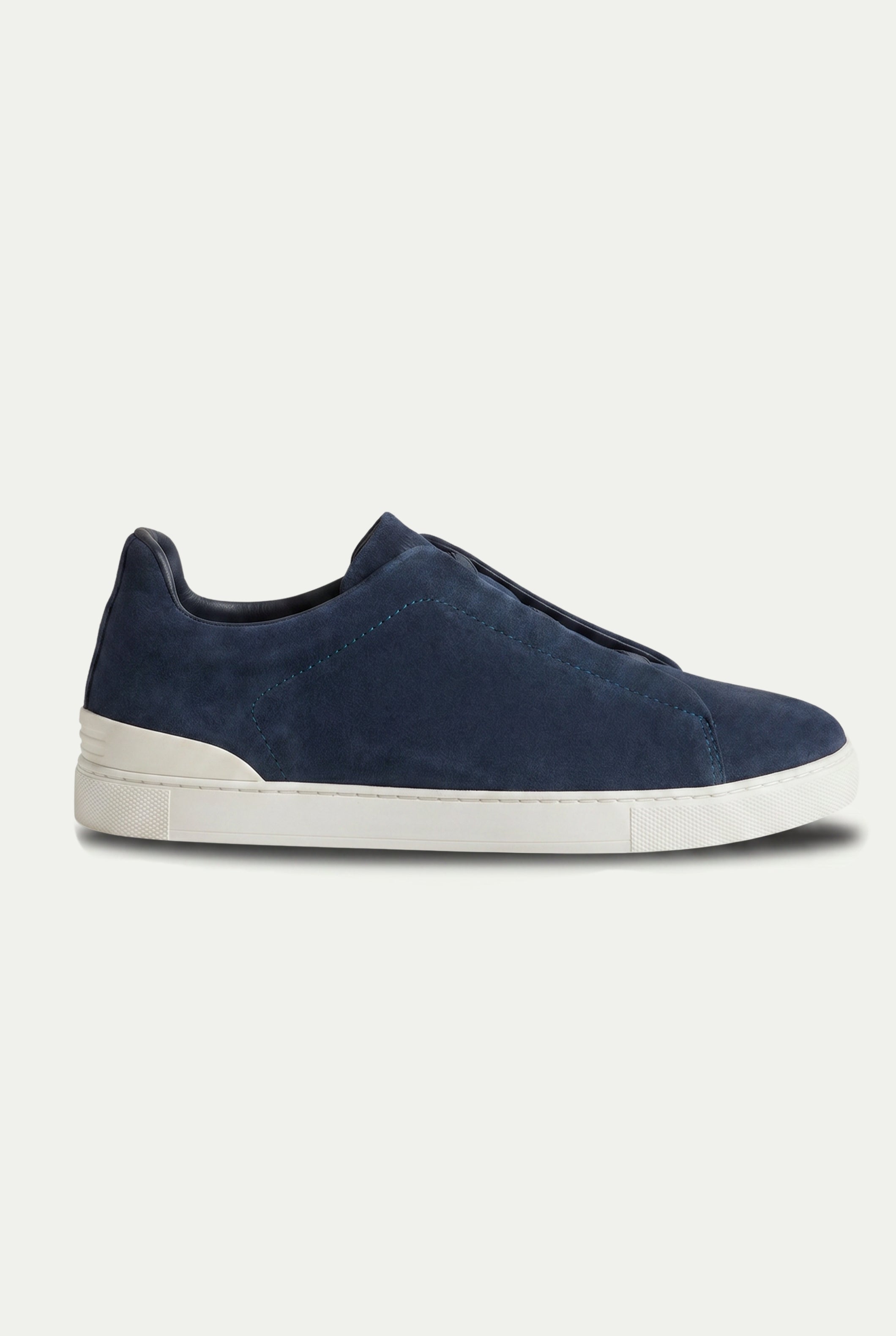 Monaco Suede Triple Stitch Navy