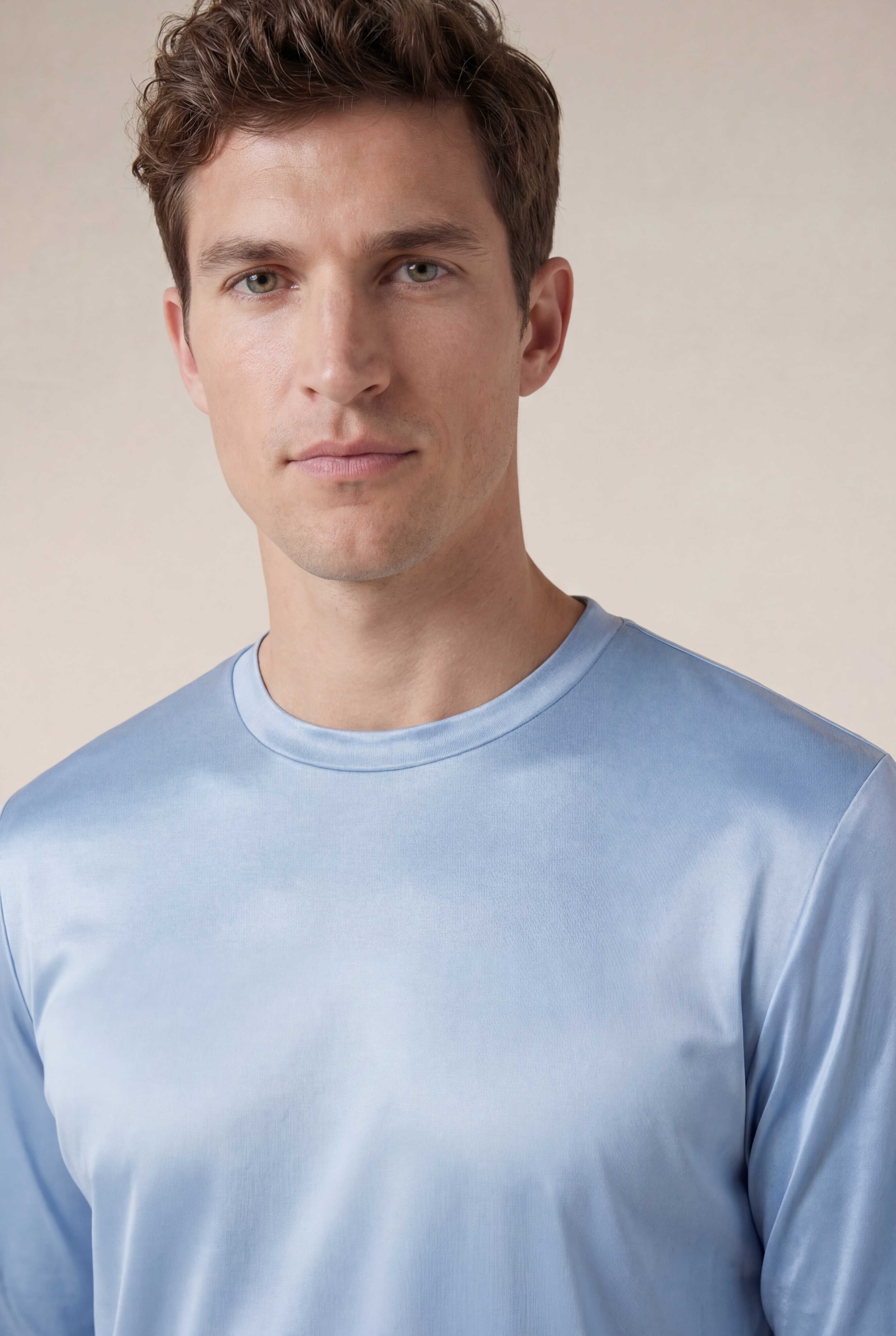 Portofino Long Sleeve Tee Baby Blue