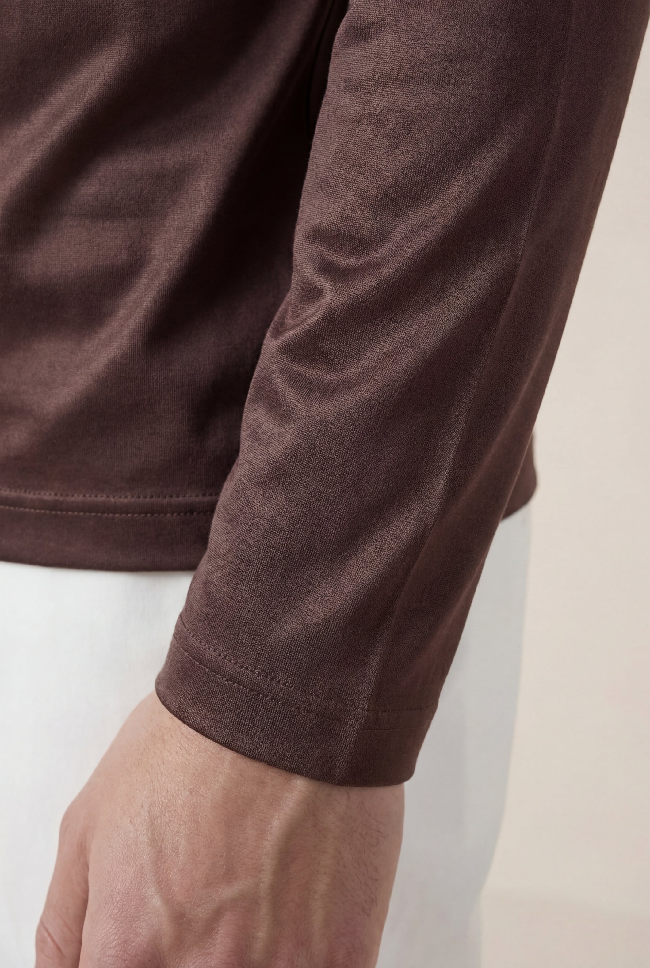 Portofino Long Sleeve Tee Brown