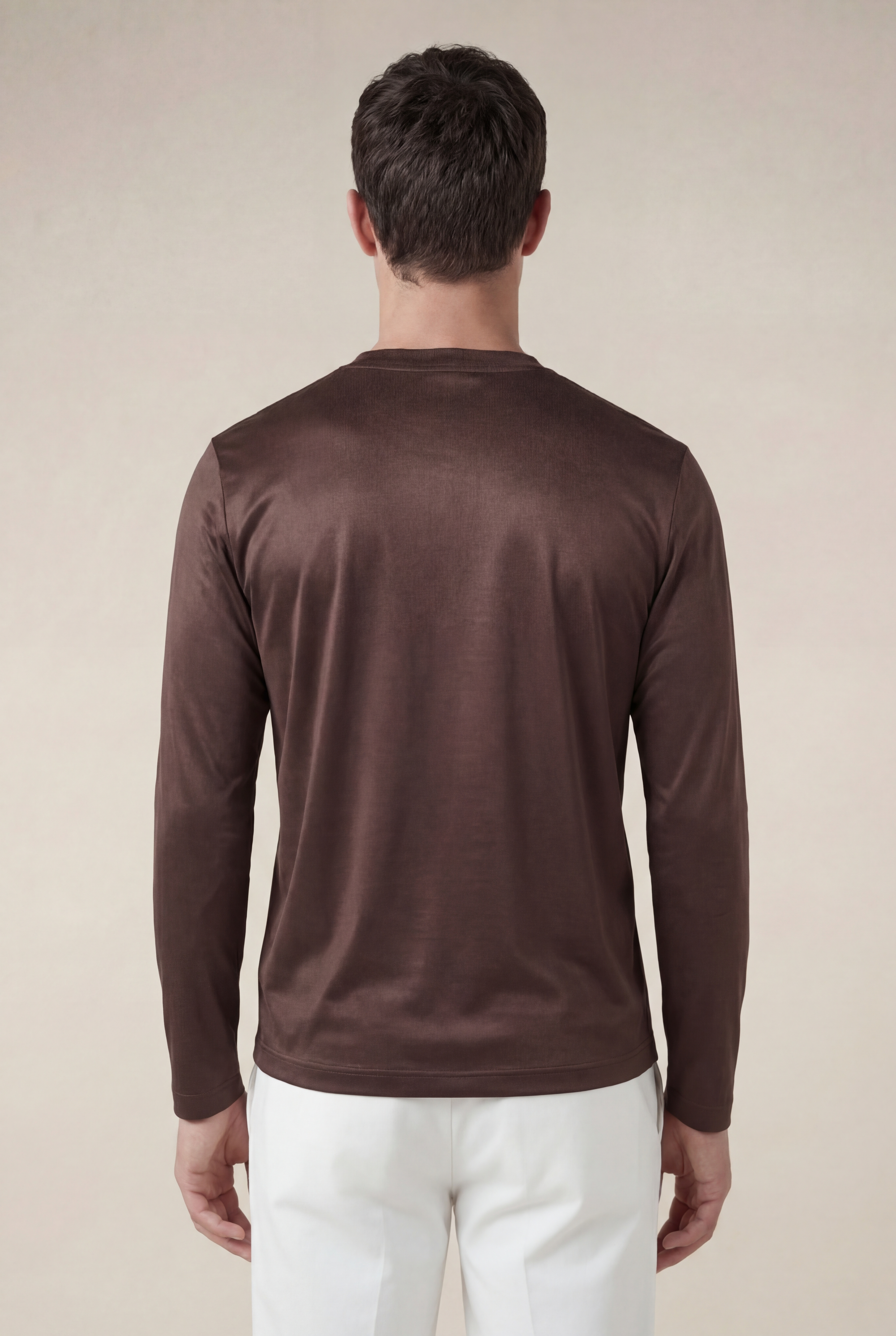 Portofino Long Sleeve Tee Brown