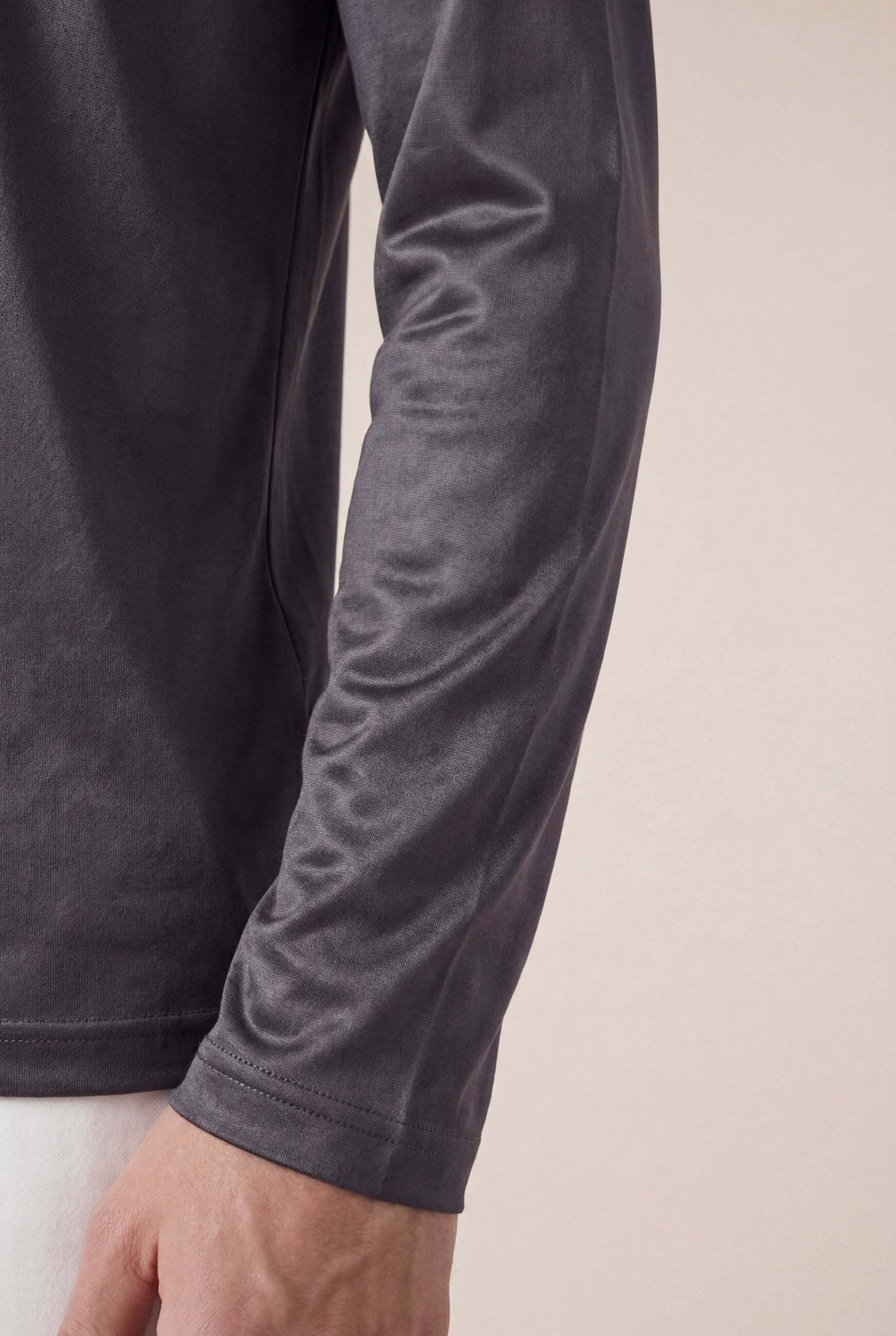 Portofino Long Sleeve Tee Grey