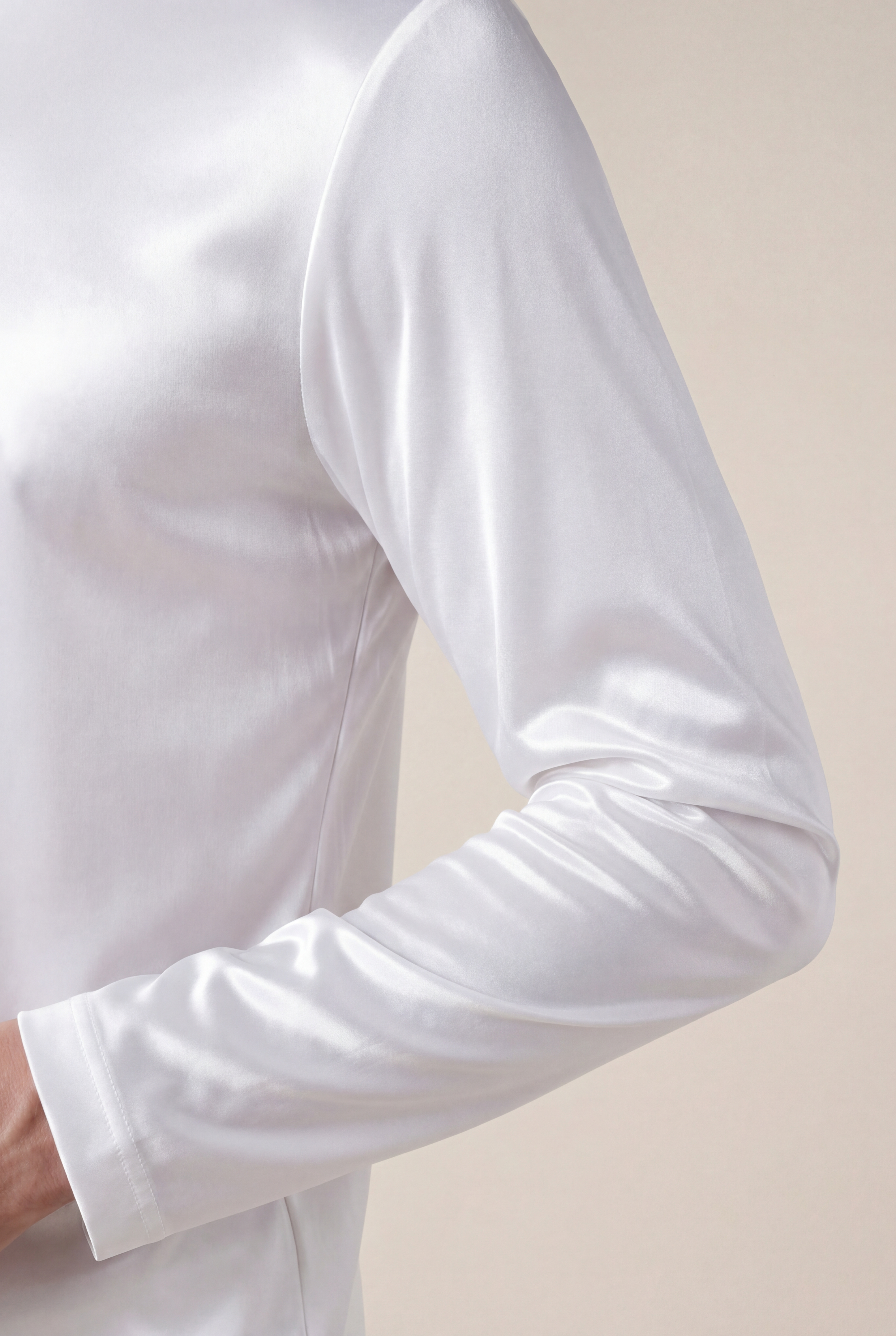 Portofino Long Sleeve Tee White