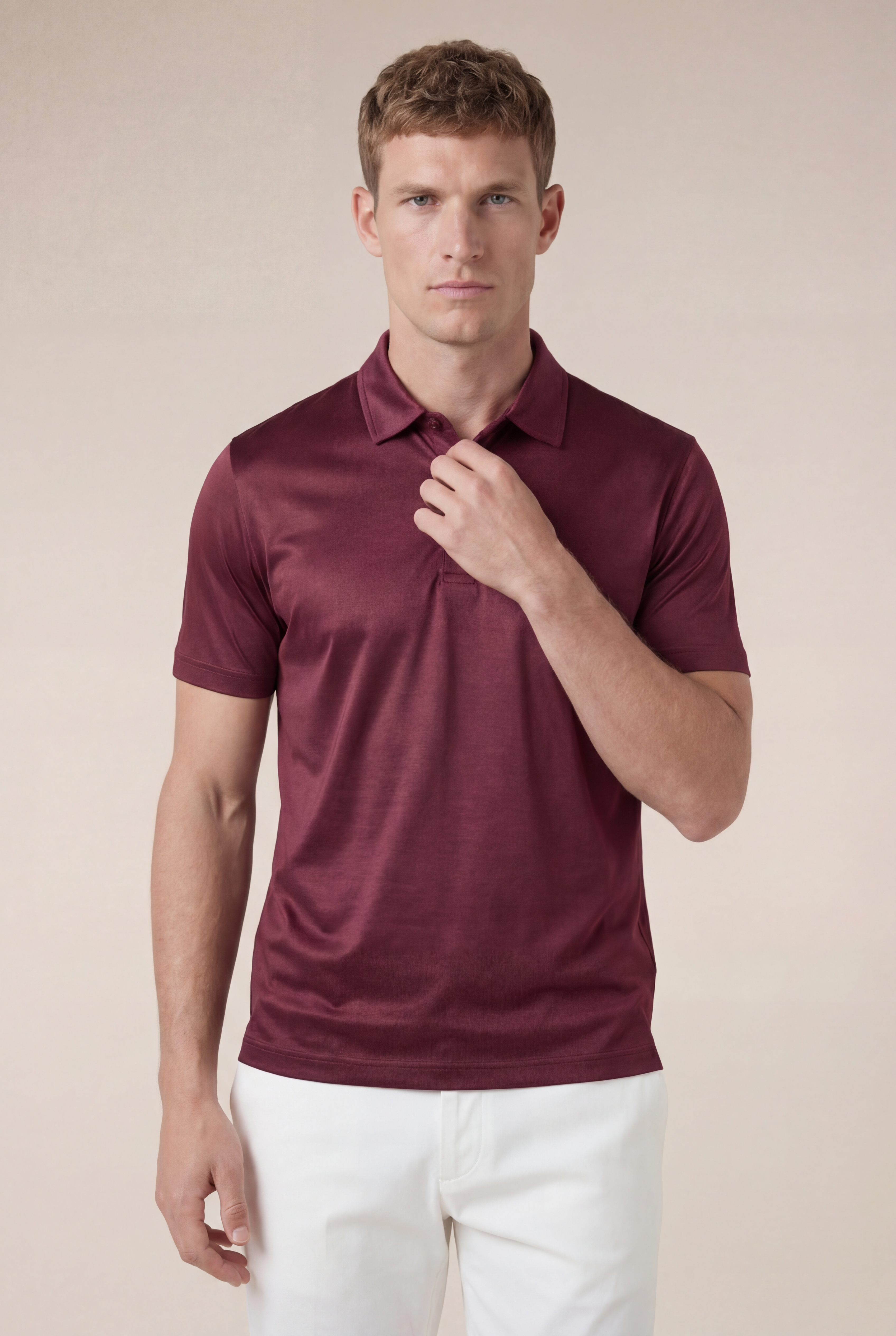 Portofino Polo Burgundy