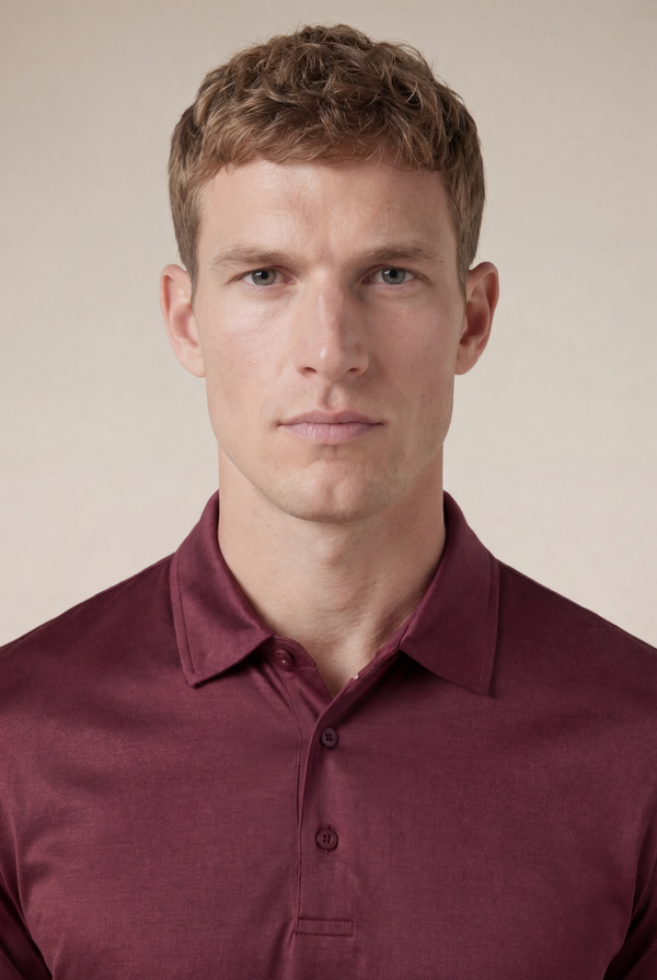Portofino Polo Burgundy