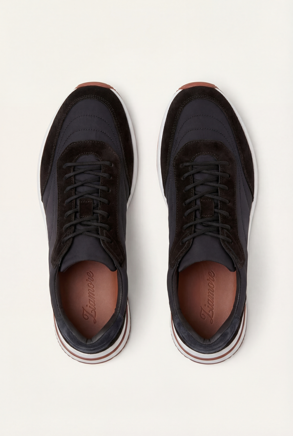 Portofino Sneaker Suede Black