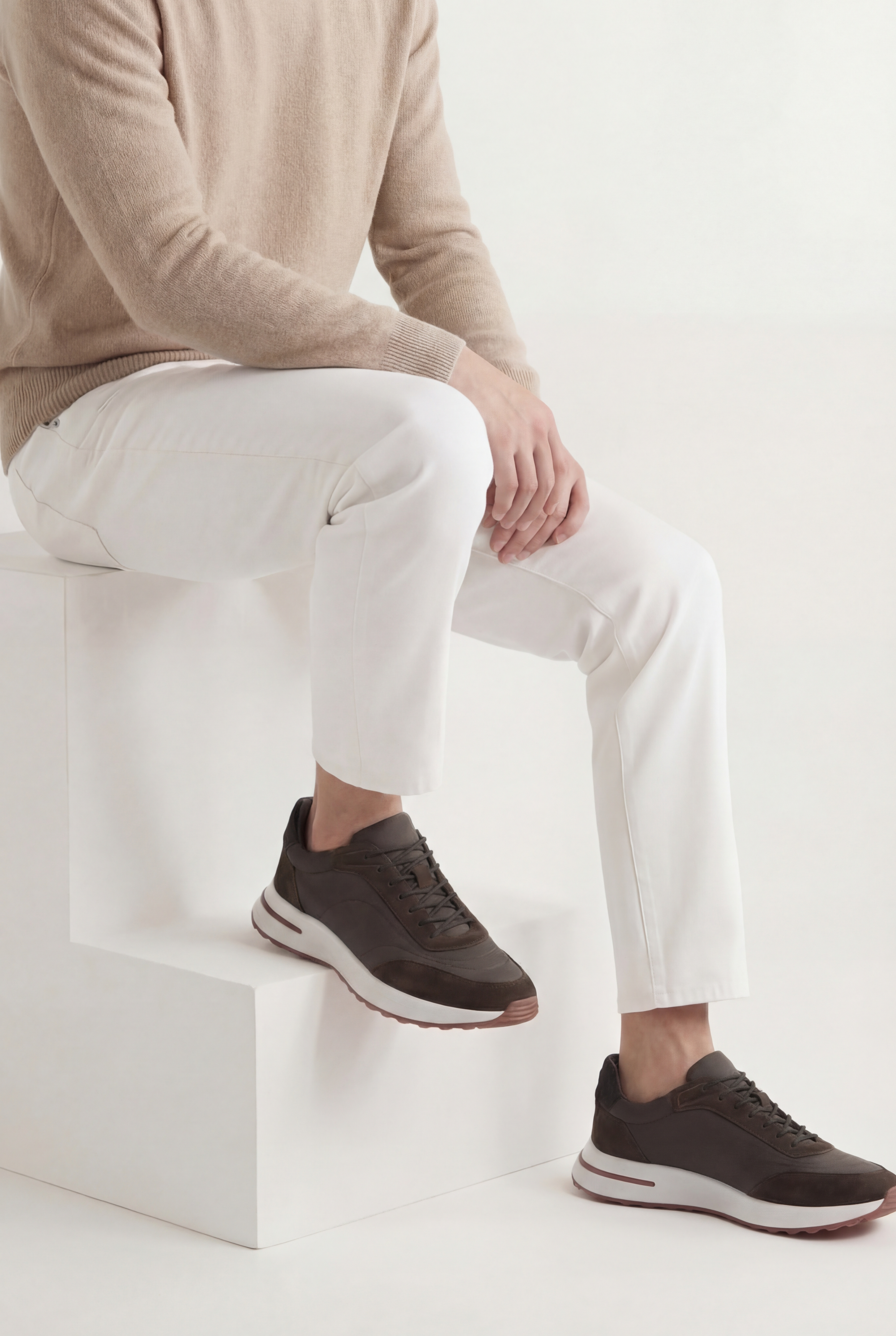 Portofino Sneaker Suede Brown