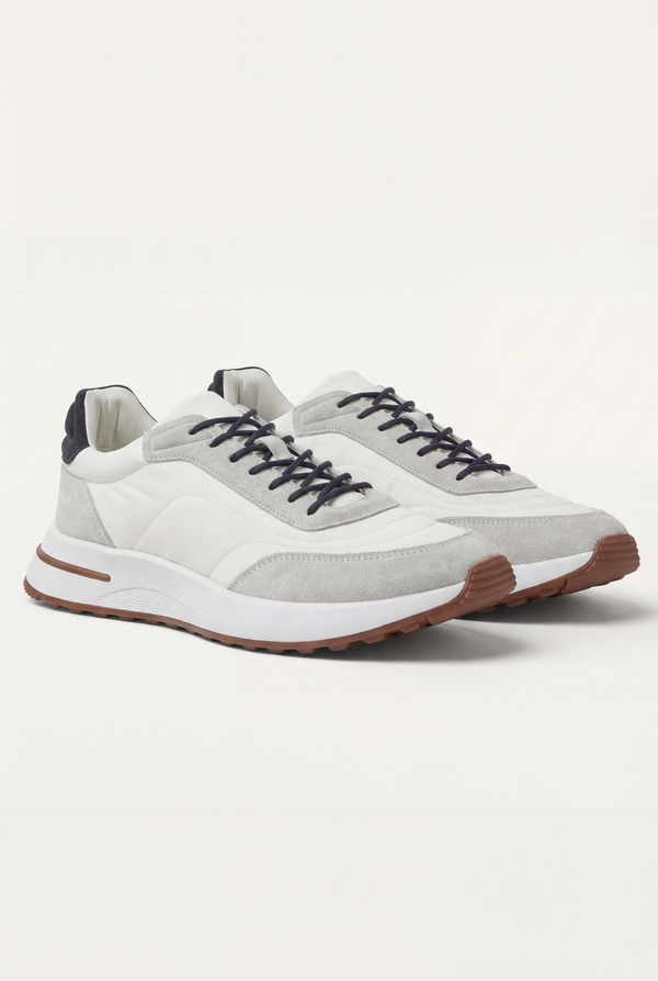Portofino Sneaker Suede White