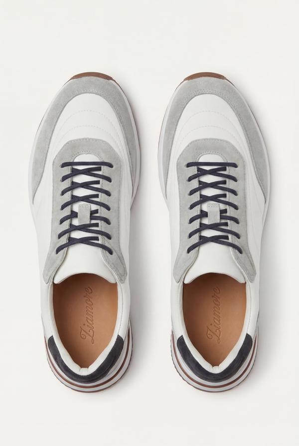 Portofino Sneaker Suede White