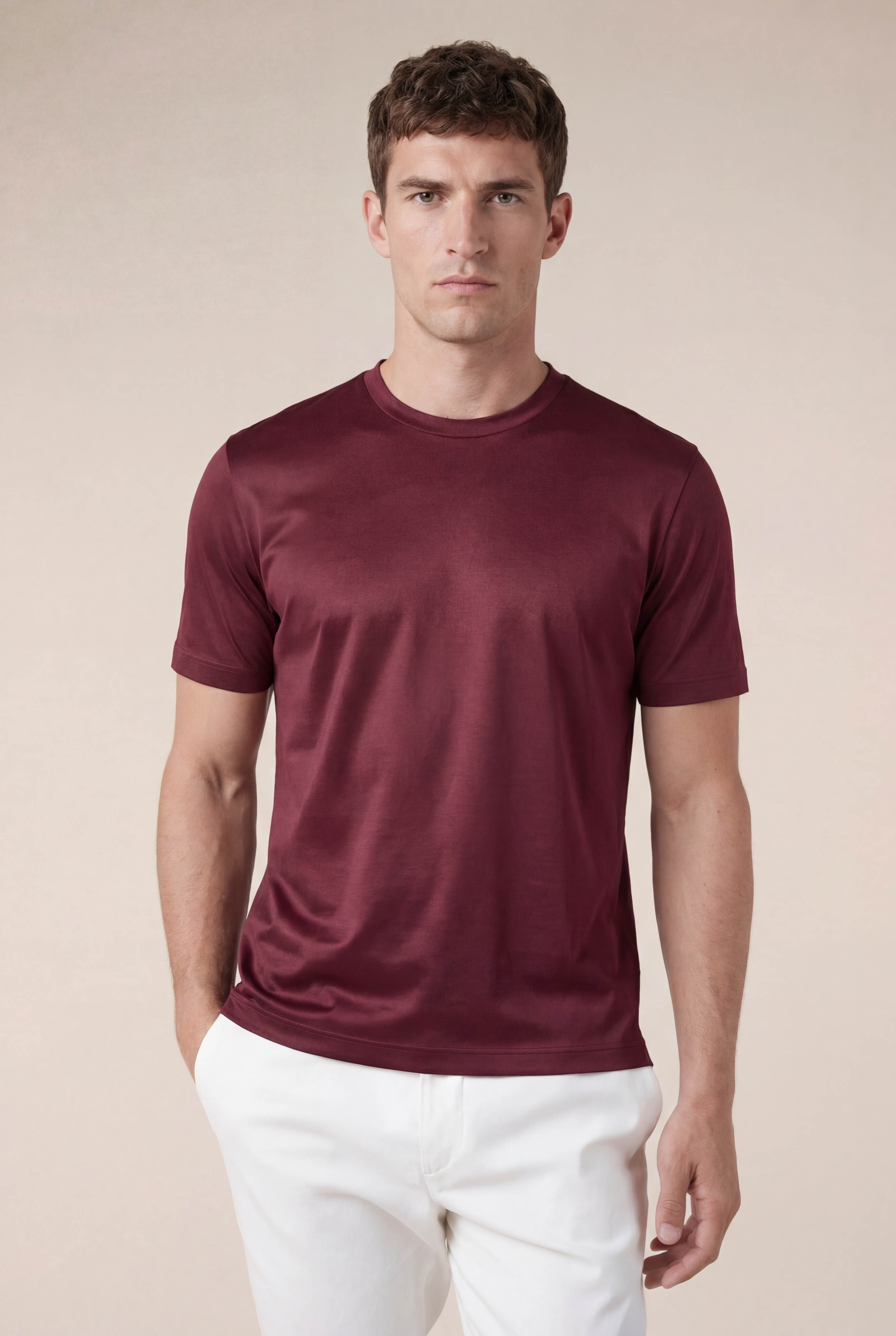 Portofino Tee Burgundy