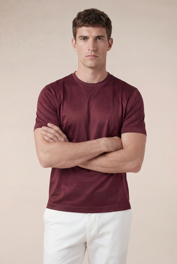Portofino Tee Burgundy