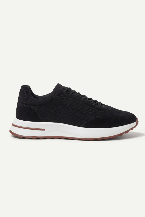 Portofino Trainer Suede Black