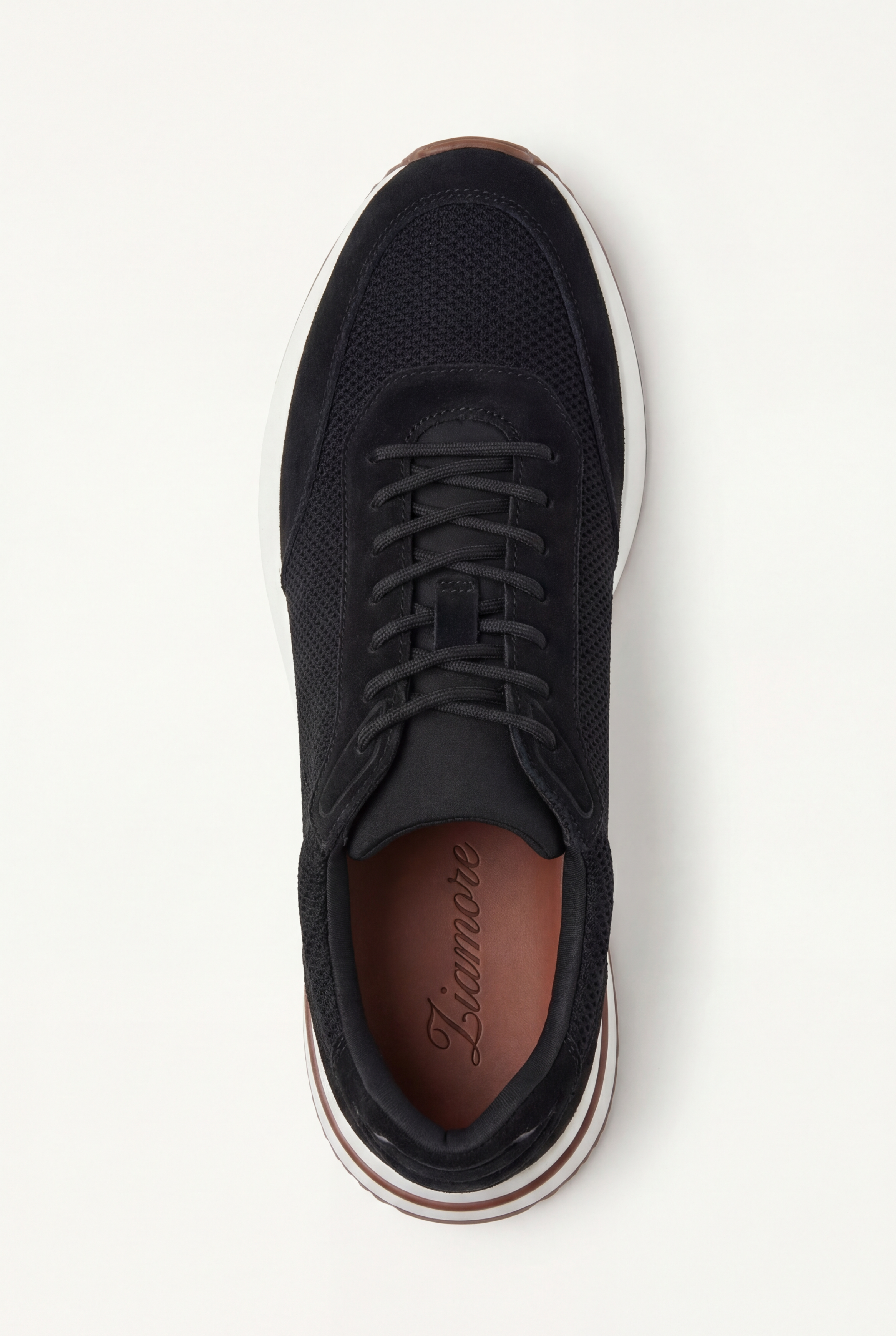 Portofino Trainer Suede Black