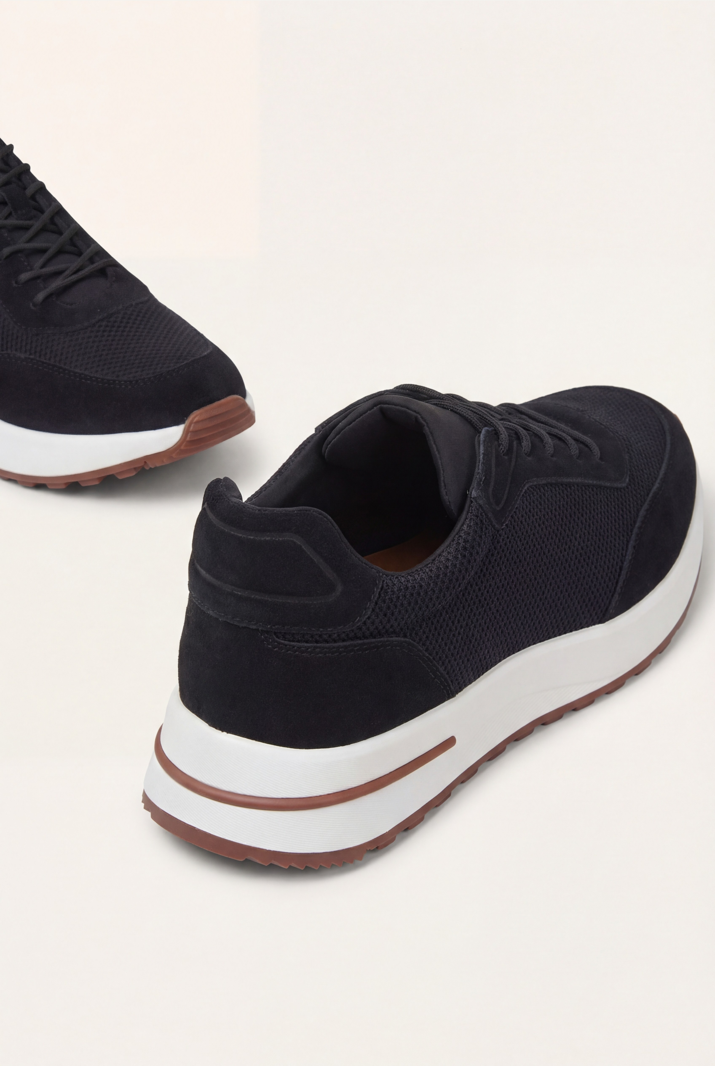 Portofino Trainer Suede Black