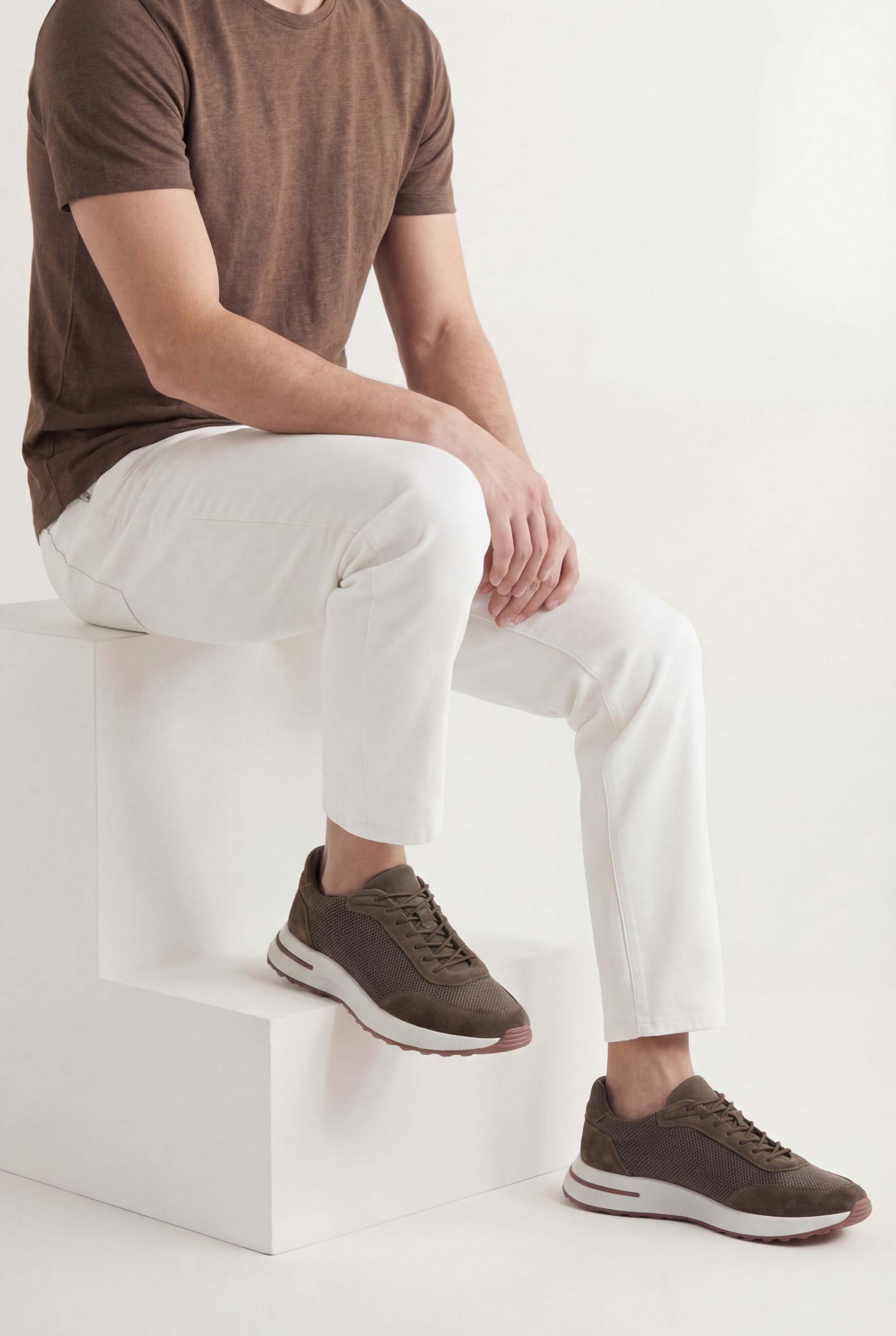 Portofino Trainer Suede Brown