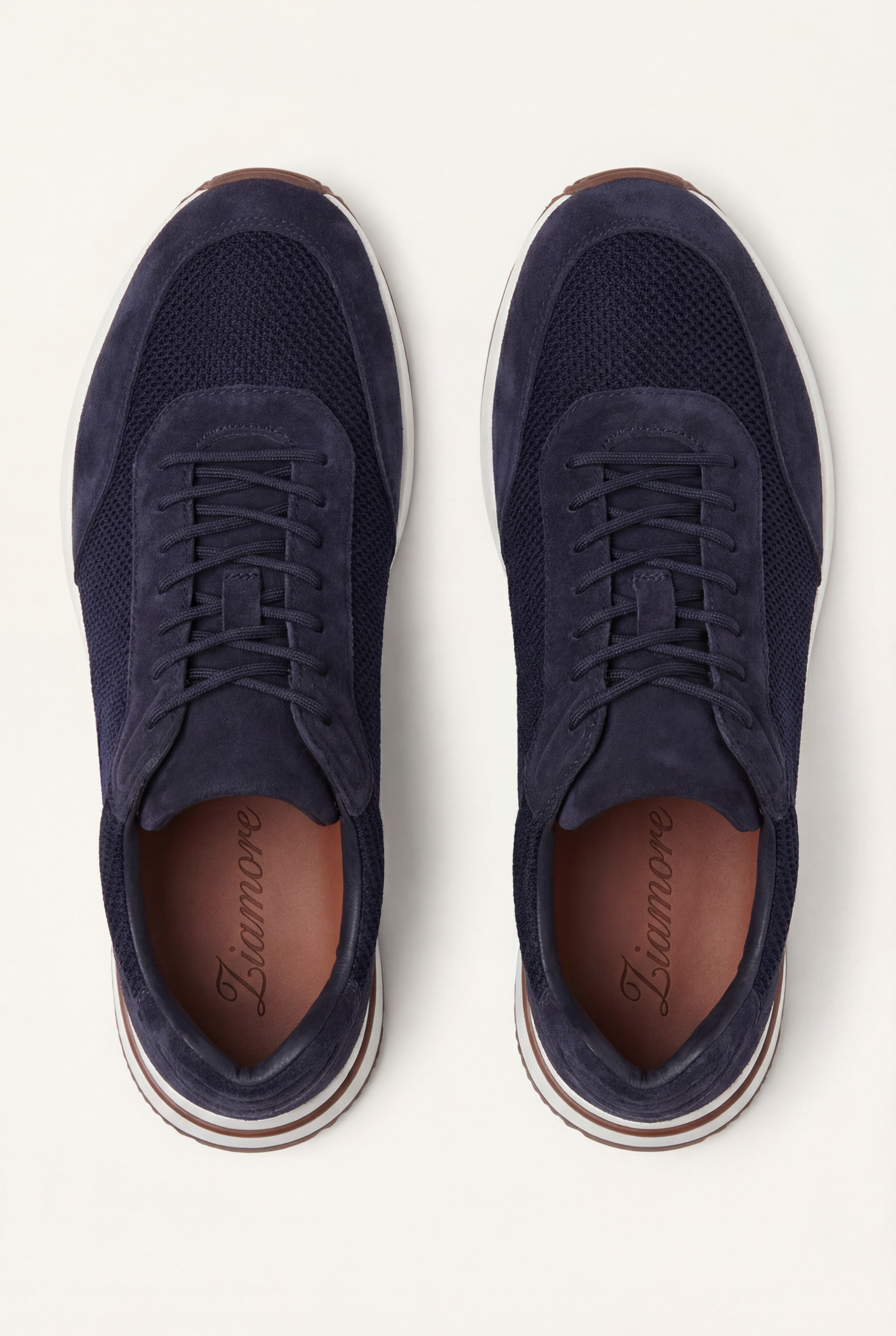 Portofino Trainer Suede Navy Blue