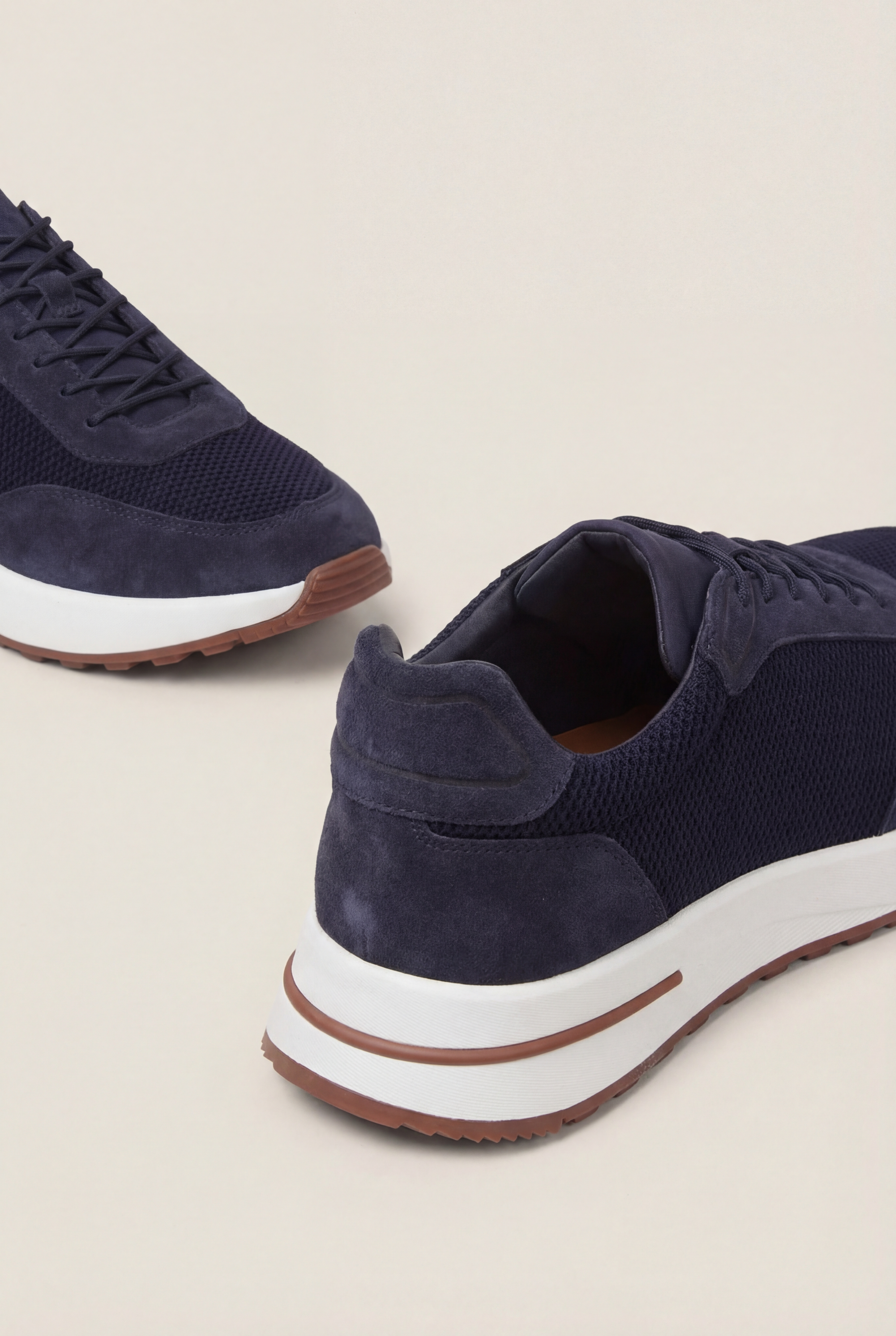 Portofino Trainer Suede Navy Blue