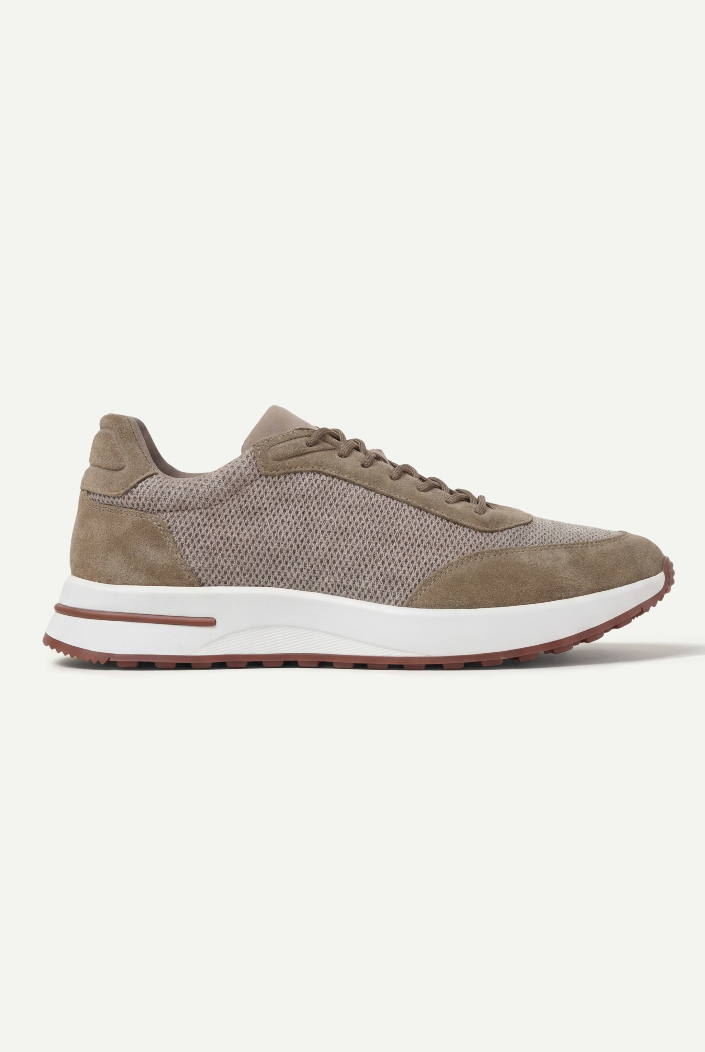 Portofino Trainer Suede Taupe