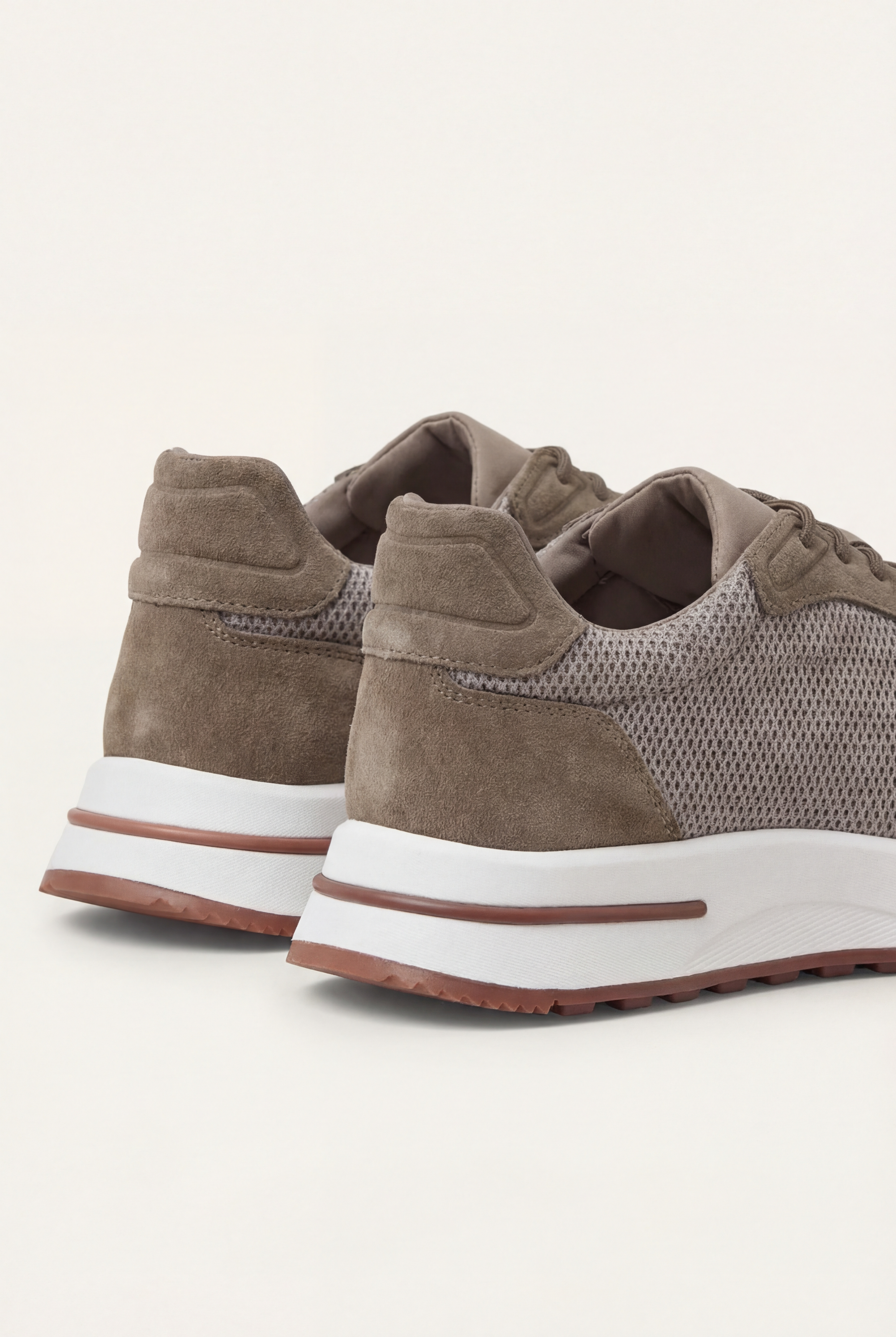 Portofino Trainer Suede Taupe