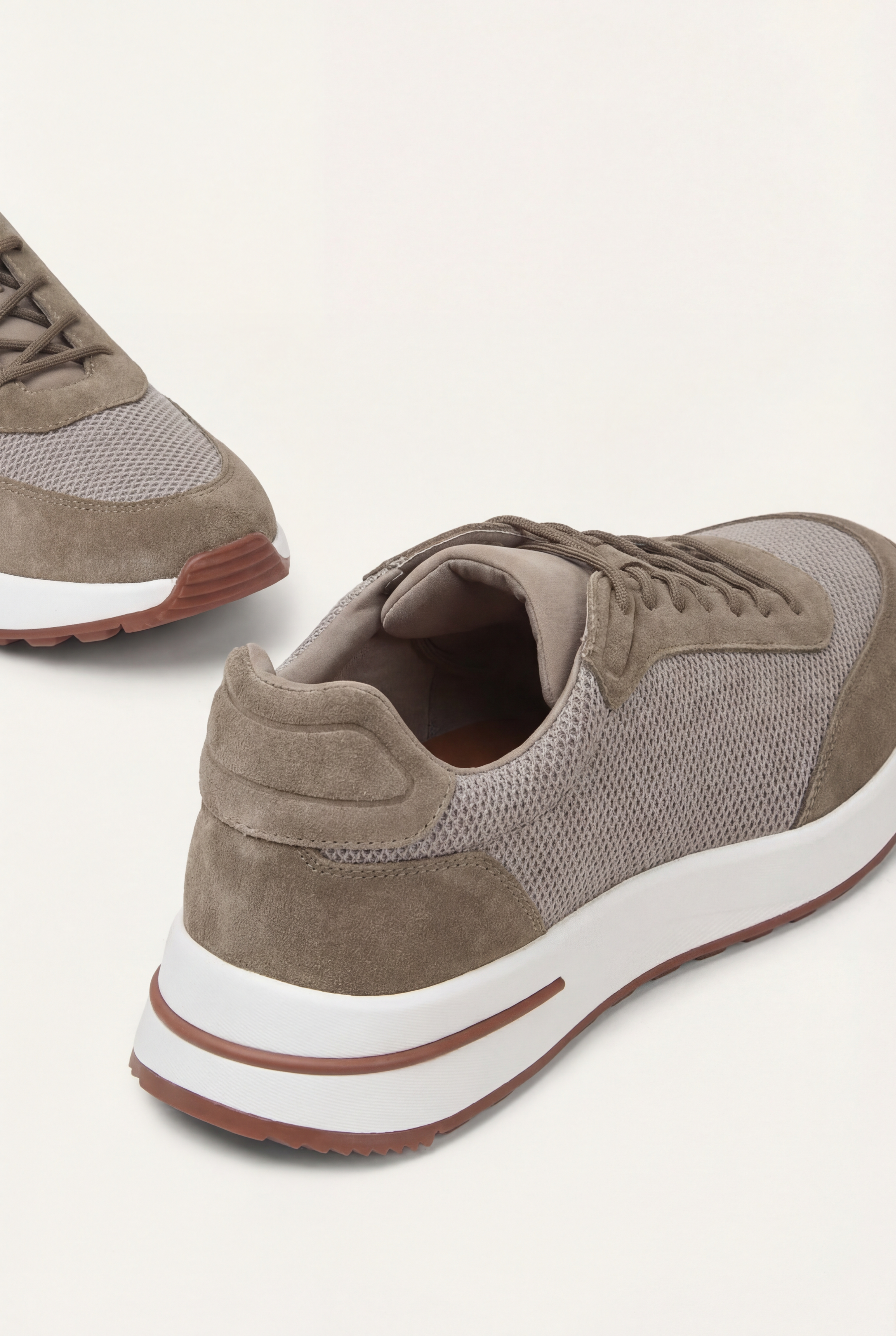 Portofino Trainer Suede Taupe