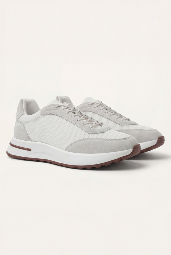 Portofino Trainer Suede White