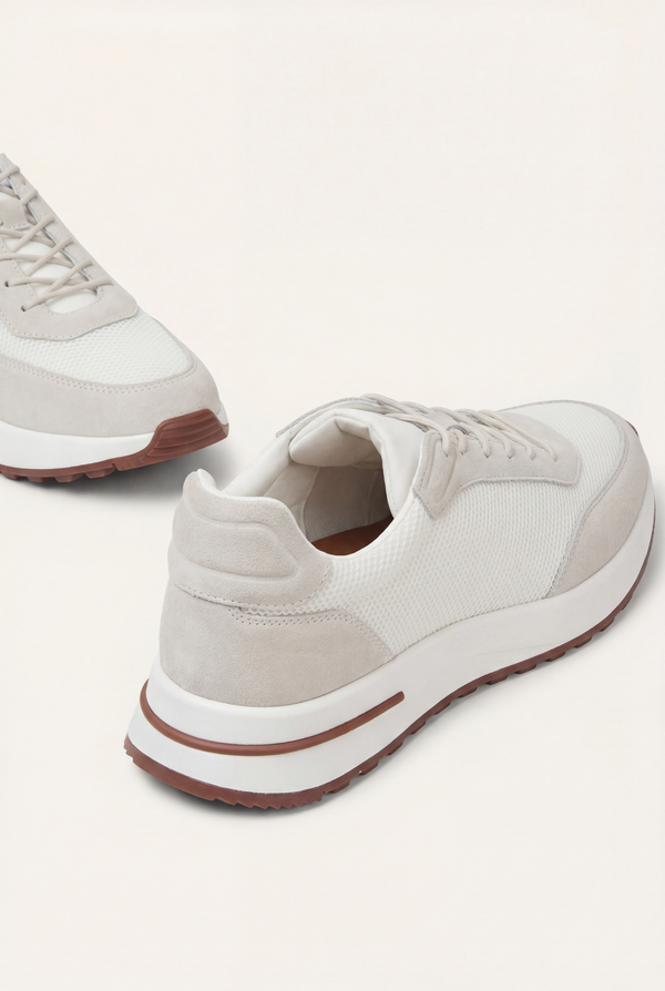 Portofino Trainer Suede White
