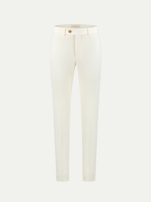 Lusso Cotton Trousers White