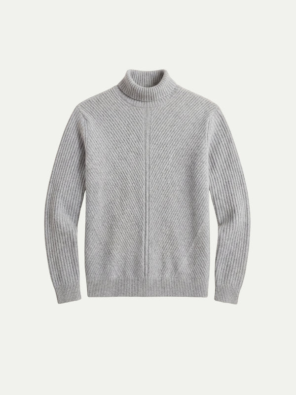Taormina Wool Turtleneck Grey