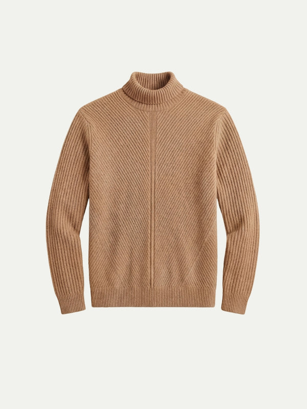 Taormina Wool Turtleneck Camel