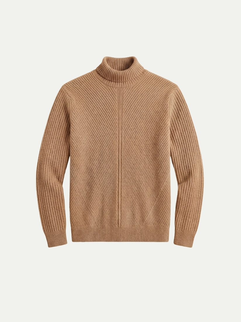 Taormina Wool Turtleneck Camel