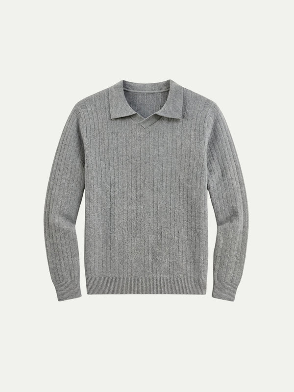 Milano Knit Polo Grey