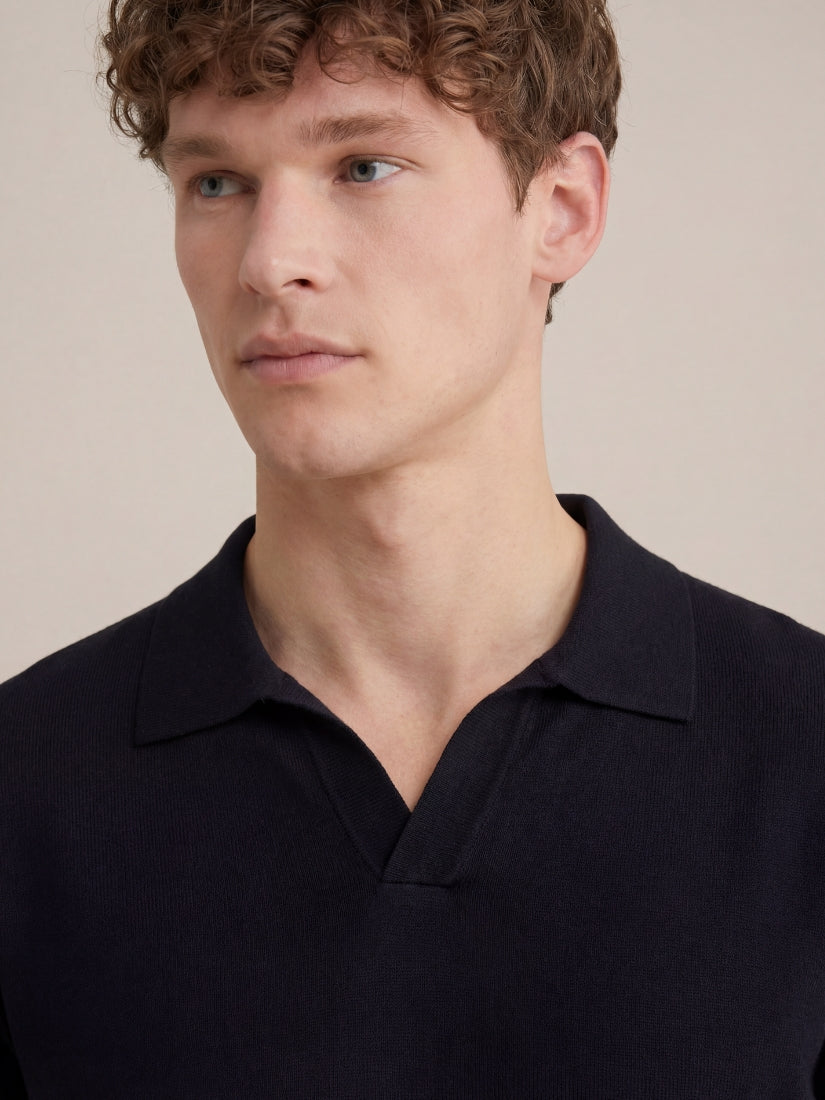 Brera Knit Polo Black