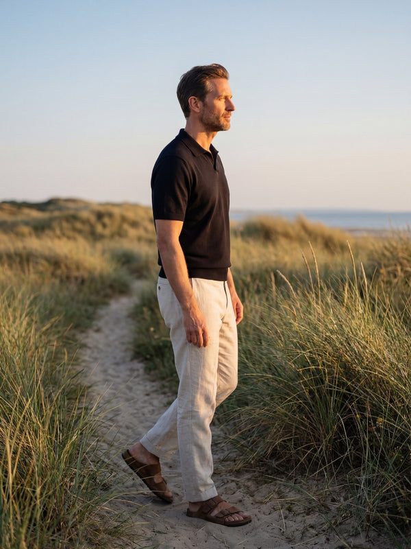 Brera Knit Polo Black