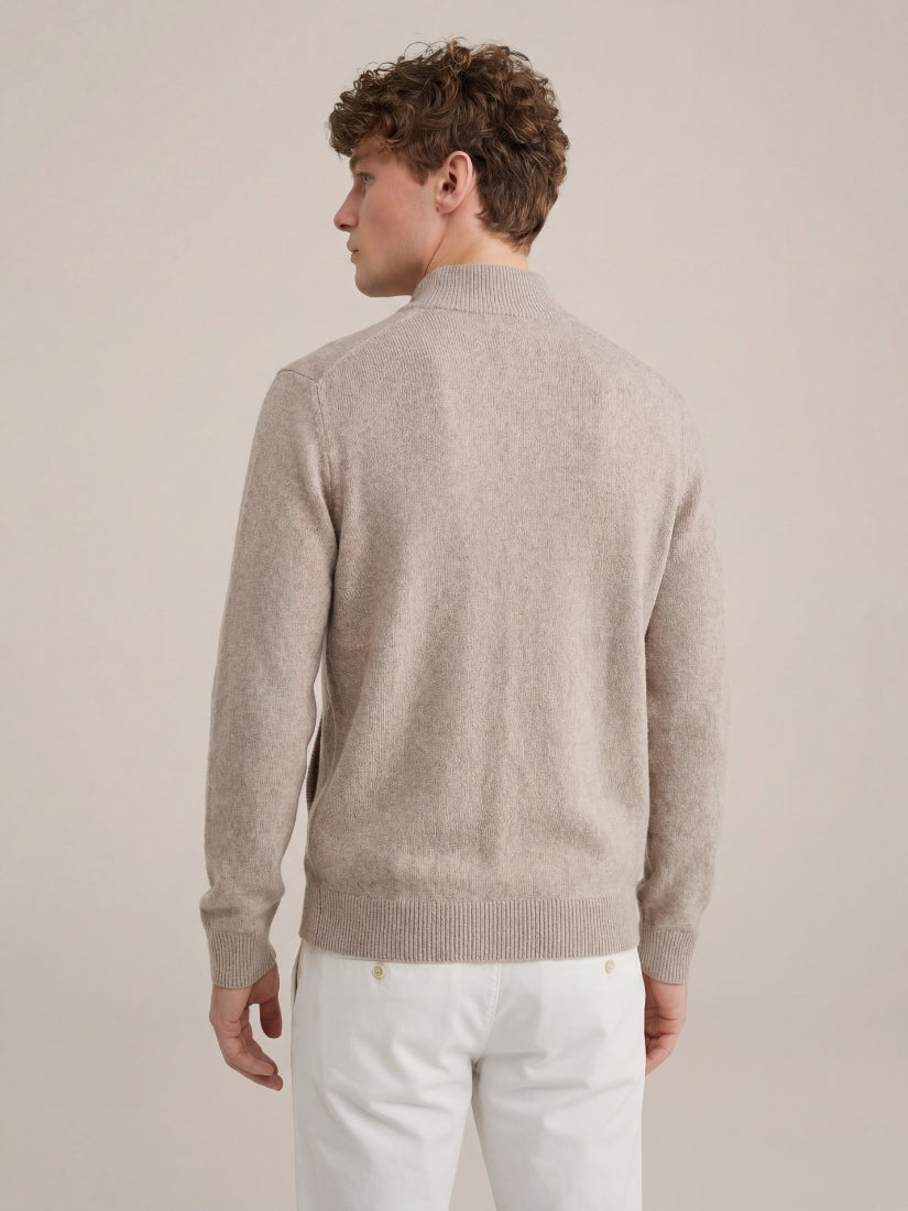 Ponza Full-Zip Knit Beige