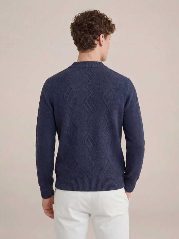 Belmonte Textured Knit Navy