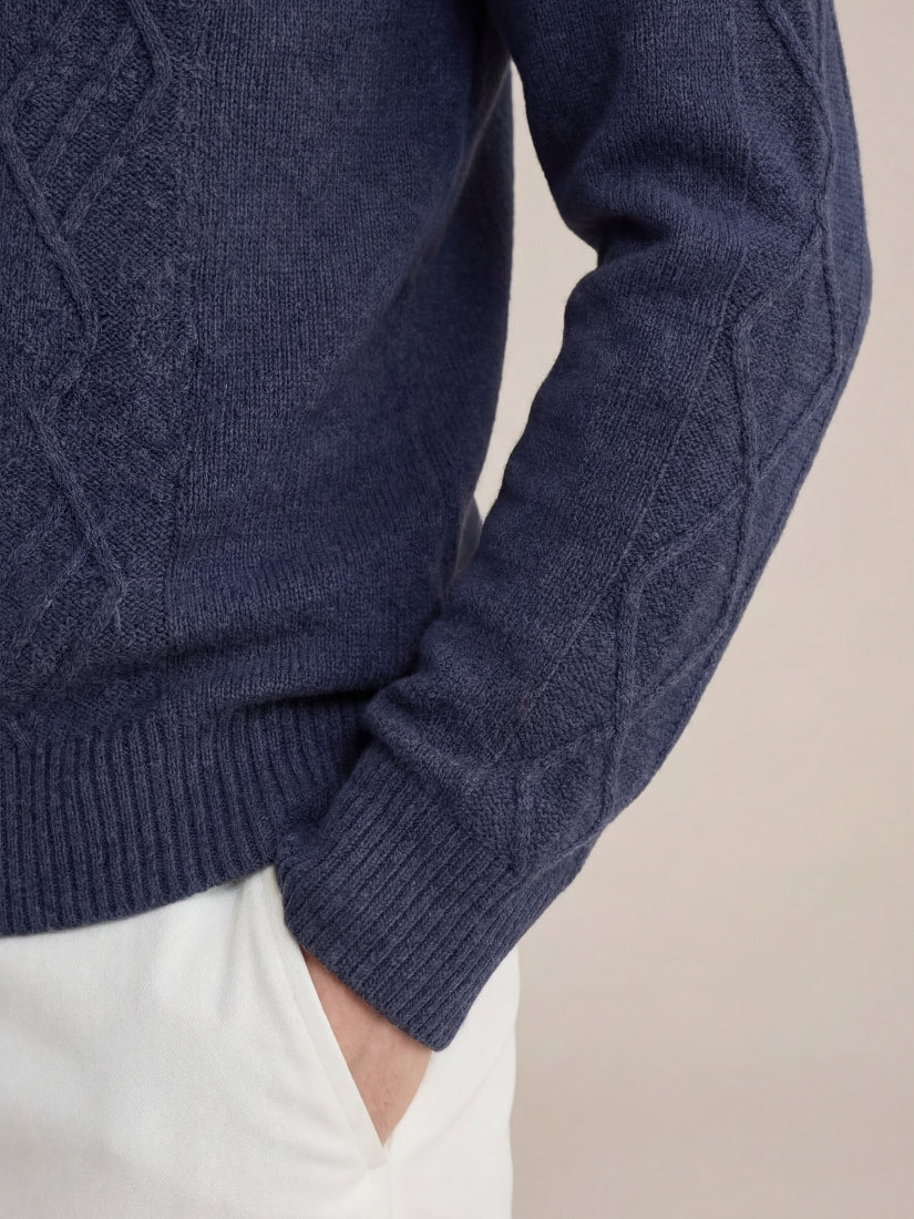 Belmonte Textured Knit Navy