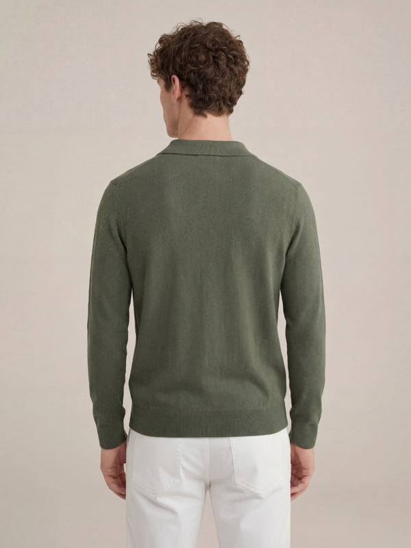 Venturi Knit Polo Green