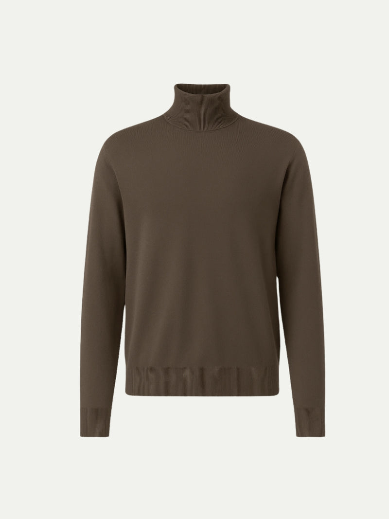 Eterna Cashmere Rollneck Olive Green