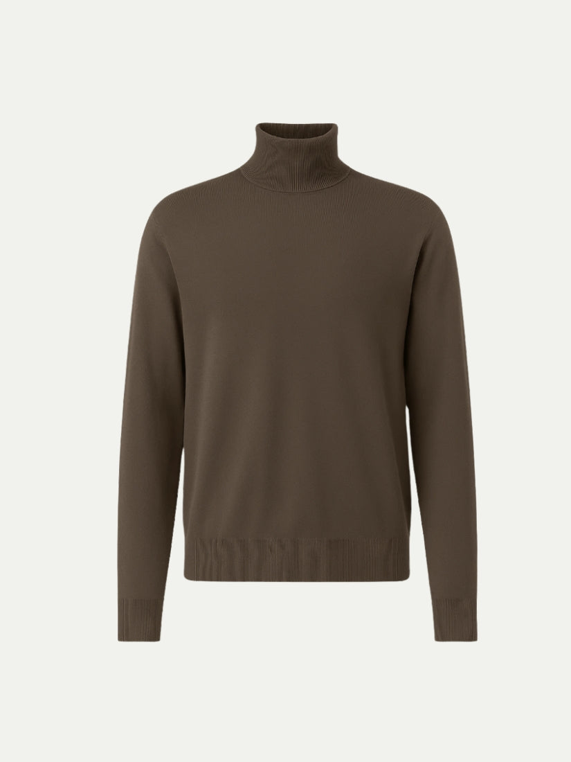 Eterna Cashmere Rollneck Olive Green