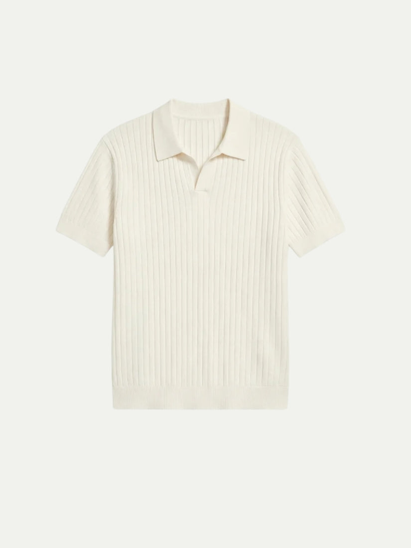 Capri Knit Polo Beige